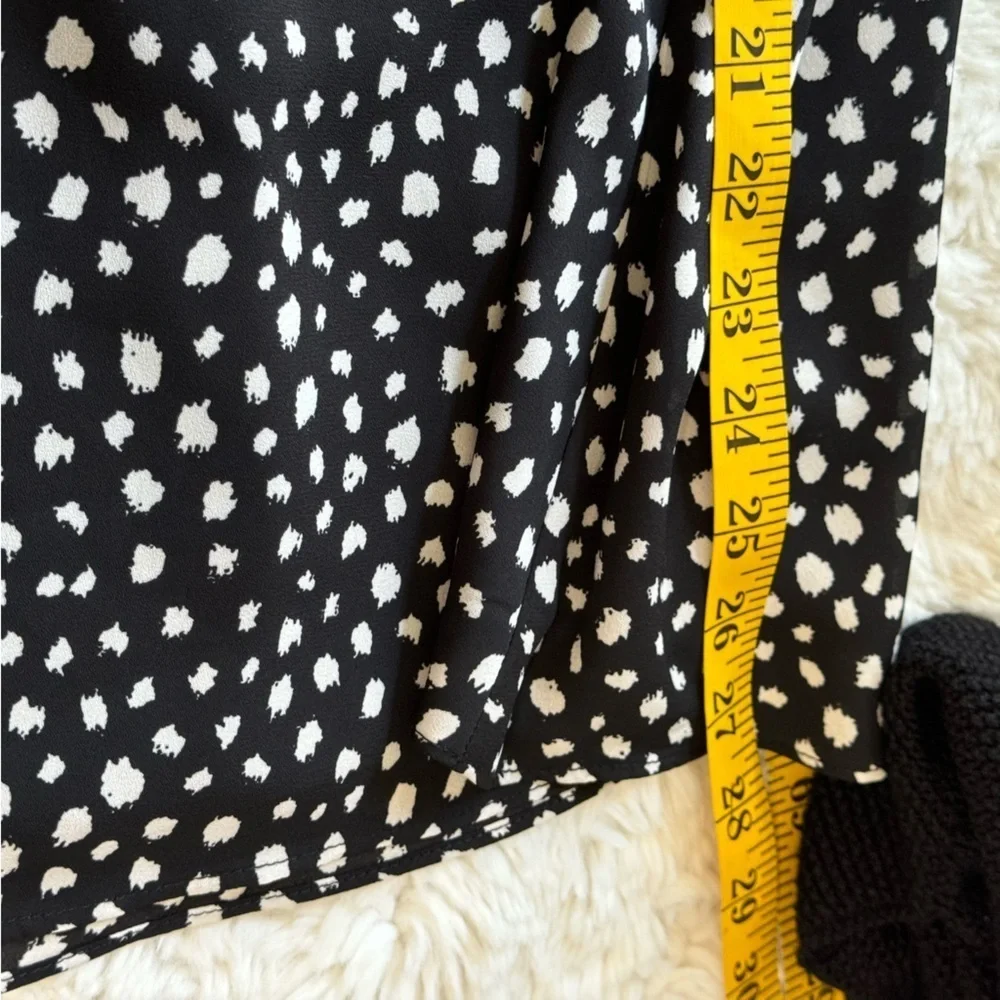 Lola Grace black and white polka dot print dress size large - Picture 7 of 9